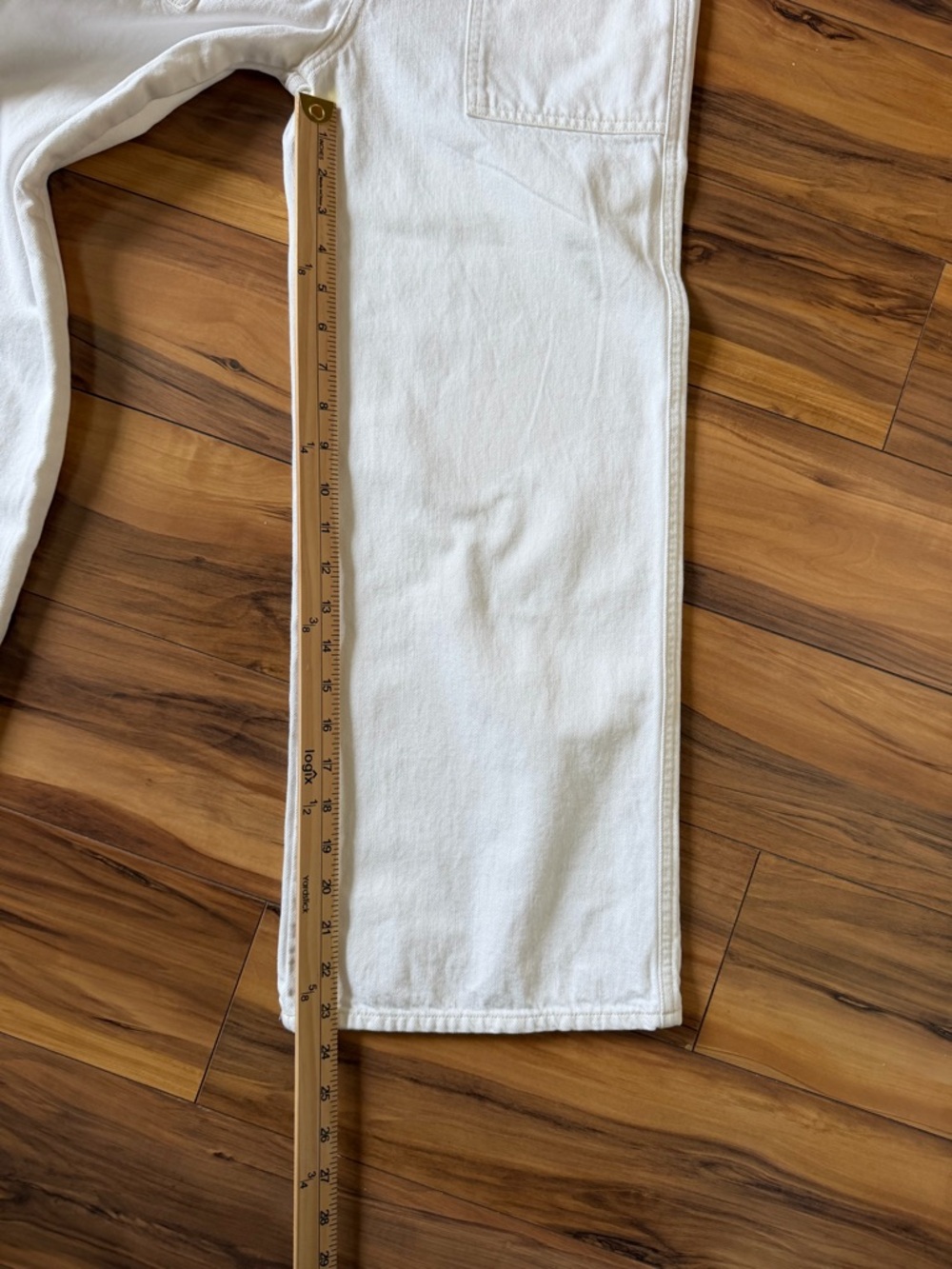Citizens Of Humanity Eva Utility Crop white Denim - Picture 11 of 12